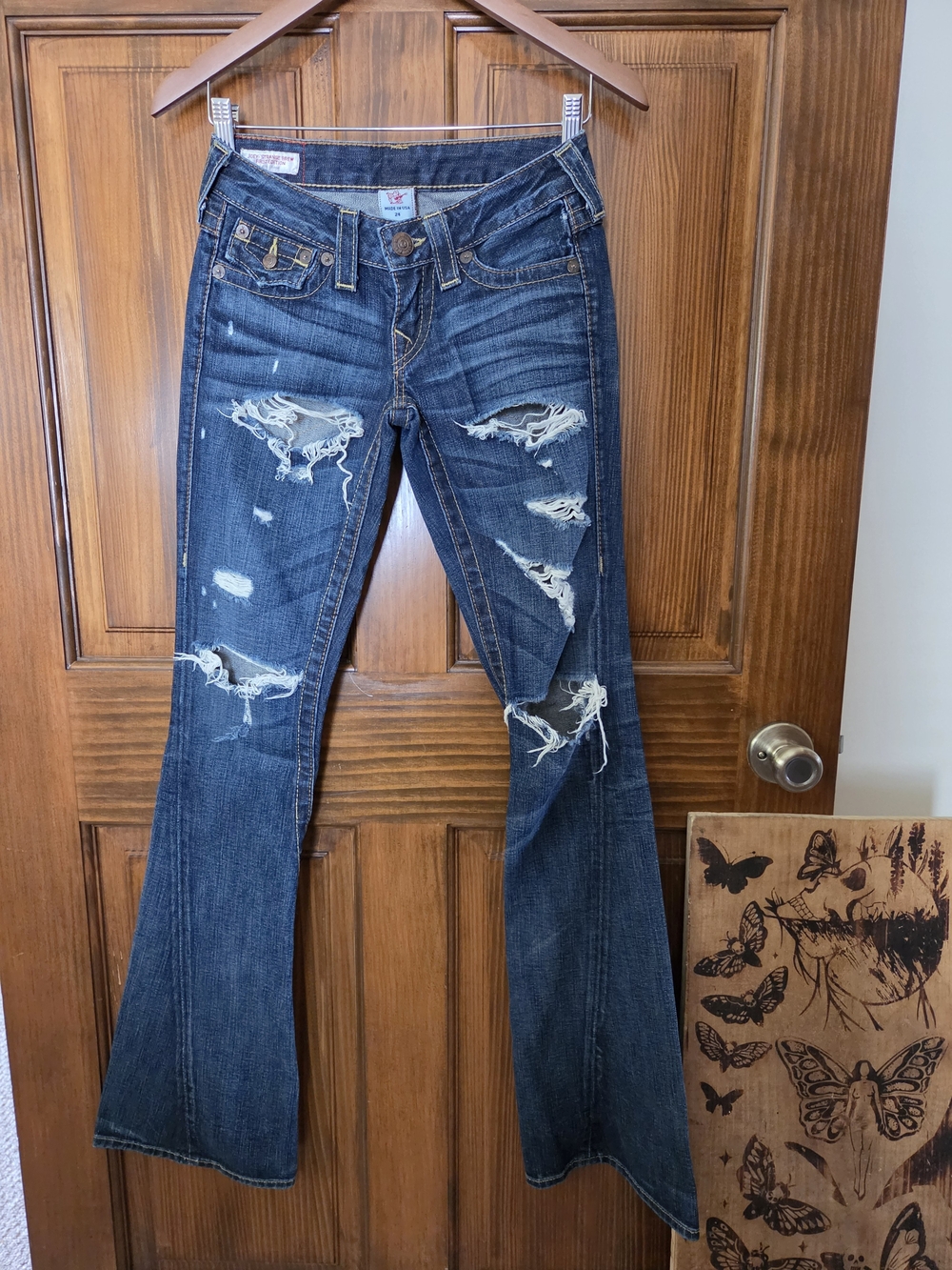 Joey- Strange Brew First Edition Flare Dark Wash Jeans 24x34
